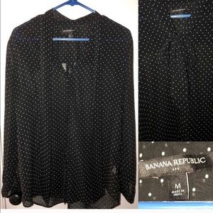 Banana Republic Polka Dot Blouse